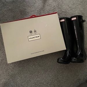 Tall Gloss Hunter Rain Boots